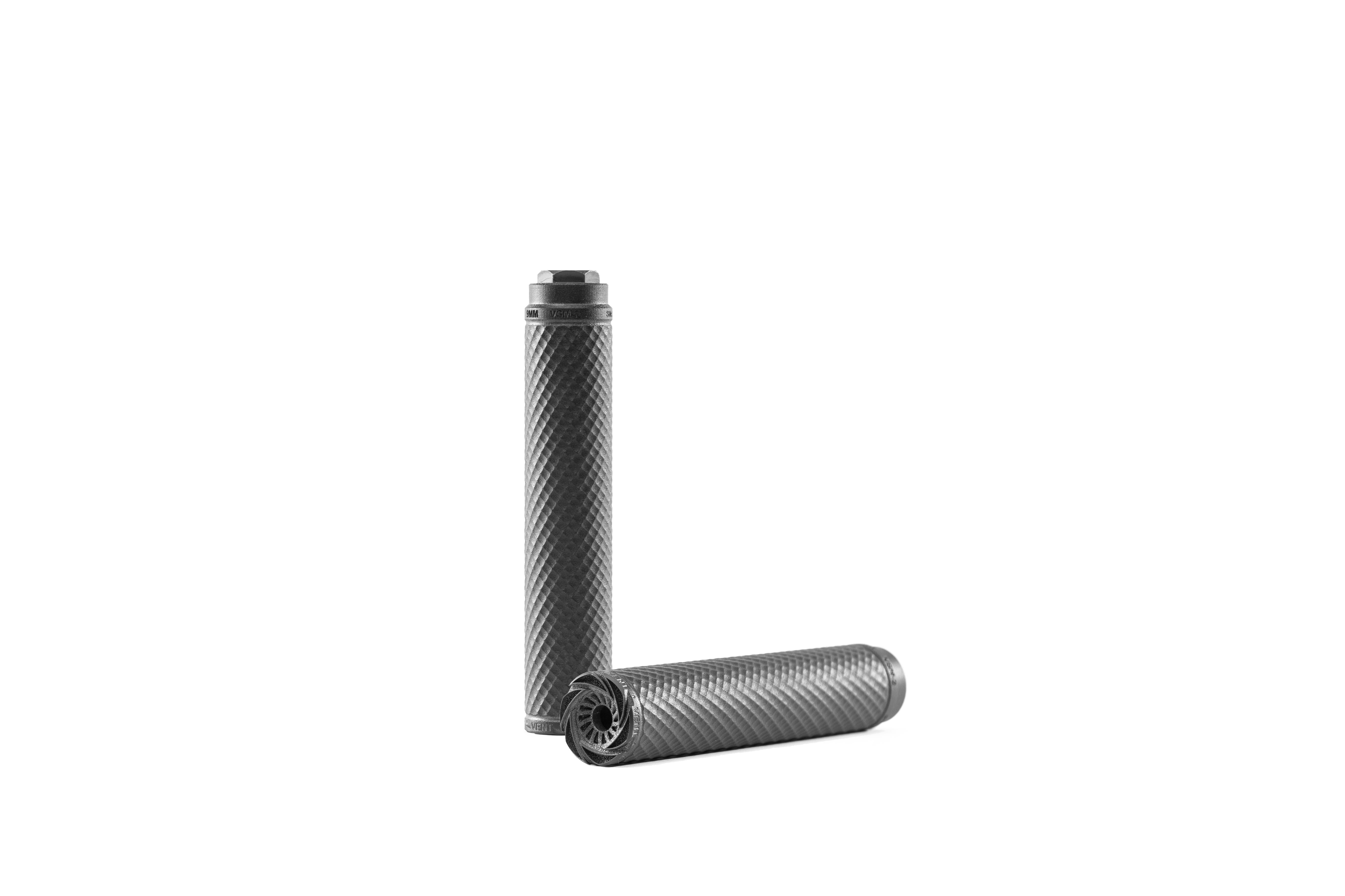 PTR 9X19 MM/9MM LUGER VENT TITANIUM SUPPRESSOR 7.6"